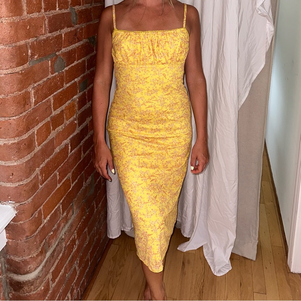 90s style paisley dress
